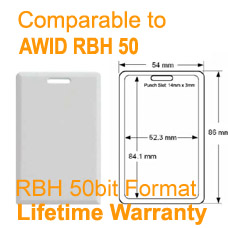 RBH 50 Clamshell card